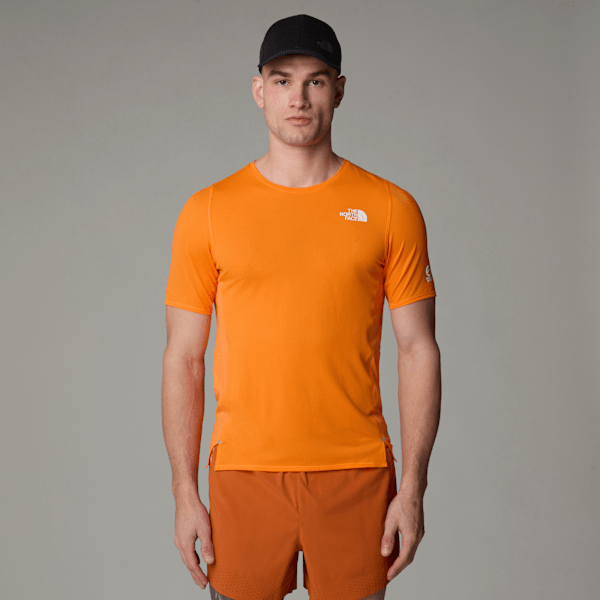 The North Face Summit High Trail Run T-shirt Für Herren Digital Orange Größe L male