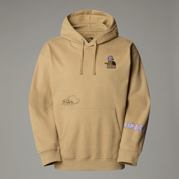 The North Face Mountain Cleanup Kapuzenpulli In Oversize & Unisex Khaki Stone Größe XS male