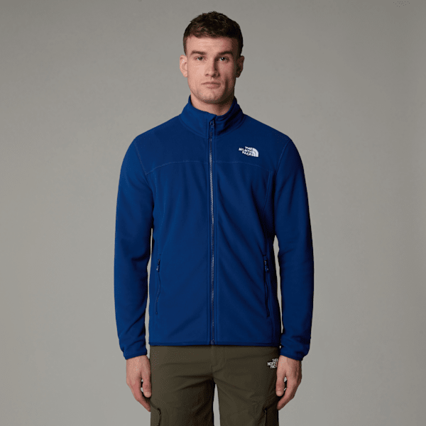 The North Face 100 Glacier Fleece Mit Durchgehendem Rv Für Herren Estate Blue Größe XS male