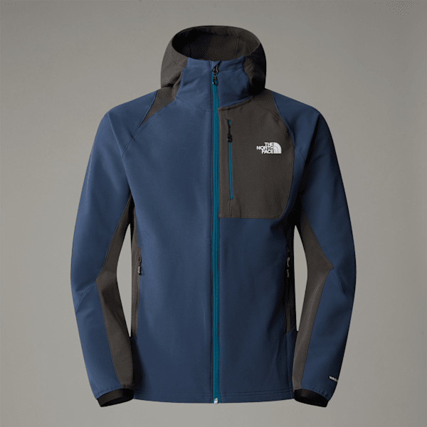 The North Face Athletic Outdoor Softshelljacke Mit Kapuze Für Herren Shady Blue-asphalt Grey-npf Größe S male