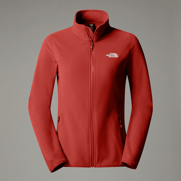 The North Face 100 Glacier Fleece Mit Durchgehendem Rv Für Damen Auburn Glaze-npf Größe L female