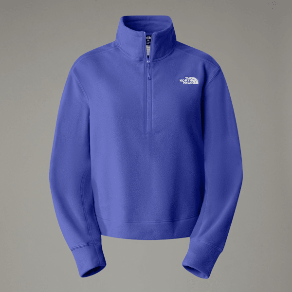 The North Face 100 Glacier Fleece Mit Halblangem Rv Für Damen Solar Blue-npf Größe M female