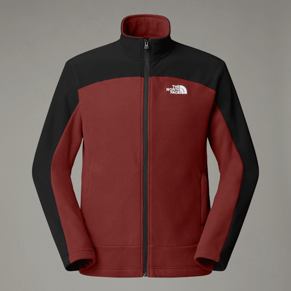 The North Face Emilio Delta Fleecejacke Mit Durchgehendem Rv Für Herren Iron Red-tnf Black Größe L male