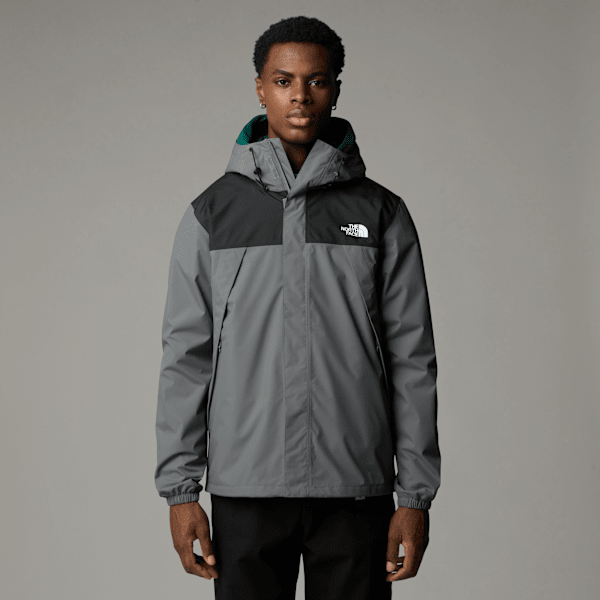 The North Face Antora Jacke Für Herren Smoked Pearl-tnf Black-npf Größe XL male