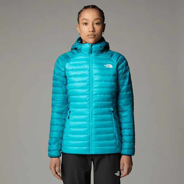 The North Face Bettaforca Daunen-jacke Mit Kapuze Für Damen Galactic Blue-deep Teal Größe XL female