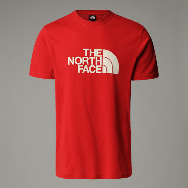 The North Face New Peak T-shirt Für Herren Rage Red-gravel Größe XL male