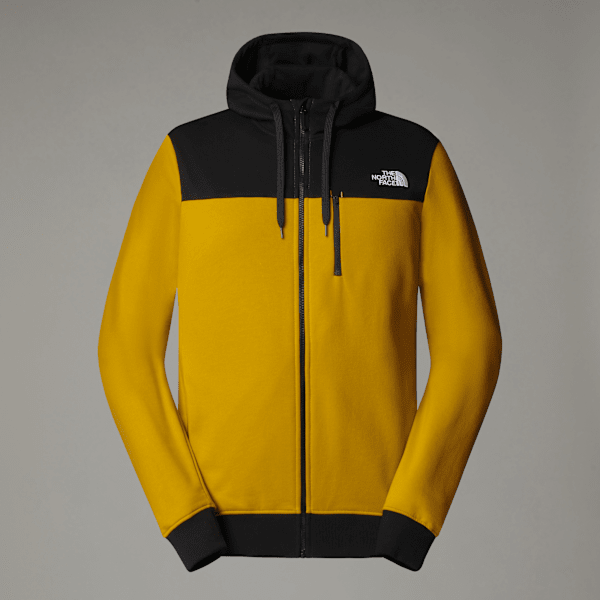 The North Face Tech New Peak Kapuzenpulli Für Herren Arrowwood Yellow-tnf Black Größe M male