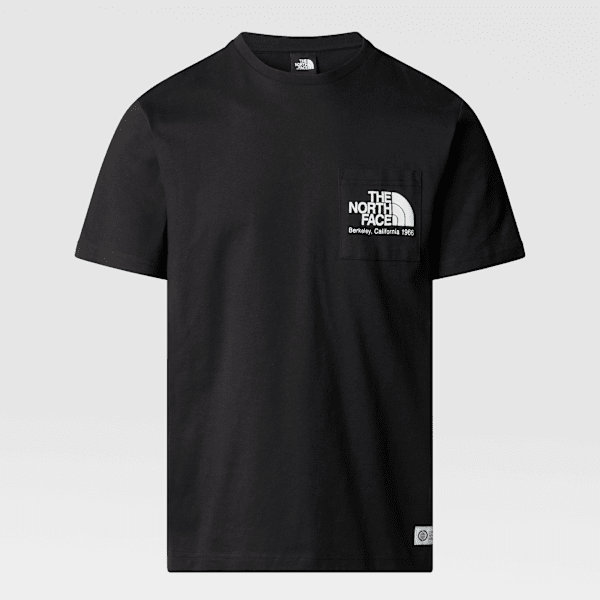 The North Face Berkeley California Pocket T-shirt Für Herren Tnf Black Größe S male