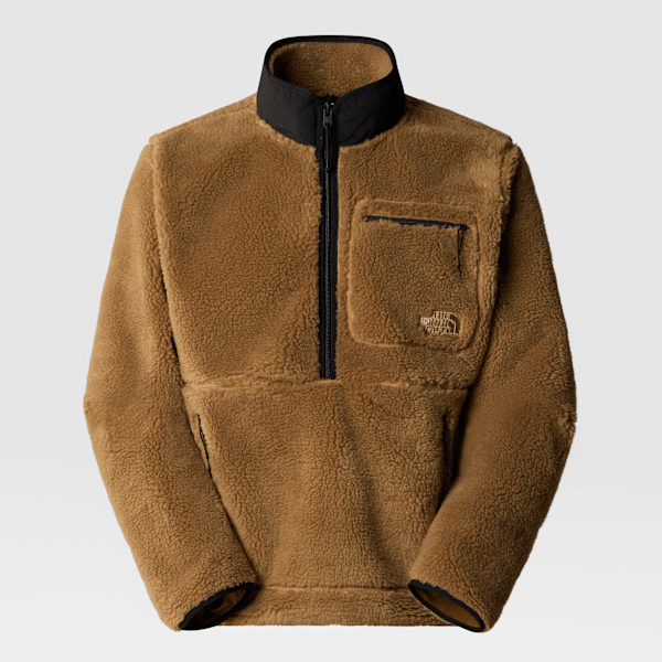 The North Face Extreme Fleece-pullover Für Herren Tnf Black-utility Brown Größe M male