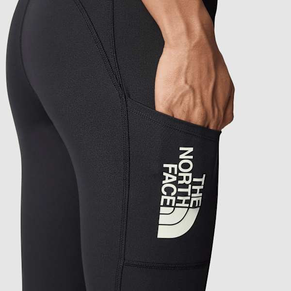 ★THE NORTH FACE☆W'S SWAY FLARE LEGGINGS NF6KR31 The North Face Poly Knit Flared Wmn Leggings - black (tnf black)