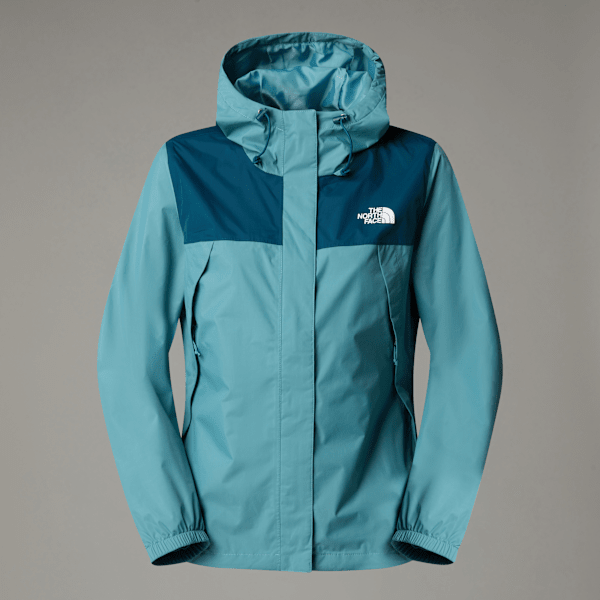 The North Face Antora Jacke Für Damen Algae Blue-midnight Petrol Größe XS female