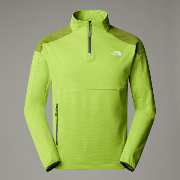 The North Face Kikash Sweatshirt Mit-1/4-langem Rv Für Herren Meadow Grass Größe XS male