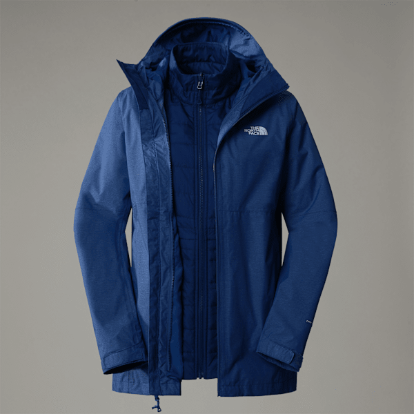 The North Face Hikesteller Triclimate Jacke Für Damen Shady Blue White Heather-summit Navy-npf Größe S female