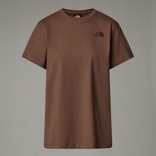 The North Face Redbox Relaxt Geschnittenes T-shirt Für Damen Smokey Brown Größe L female