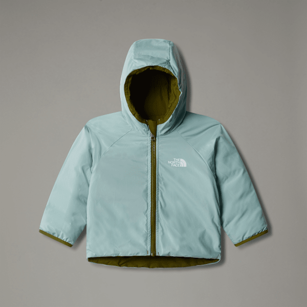 North Face Baby Reversible Perrito Hooded Jacket, Blue, 12