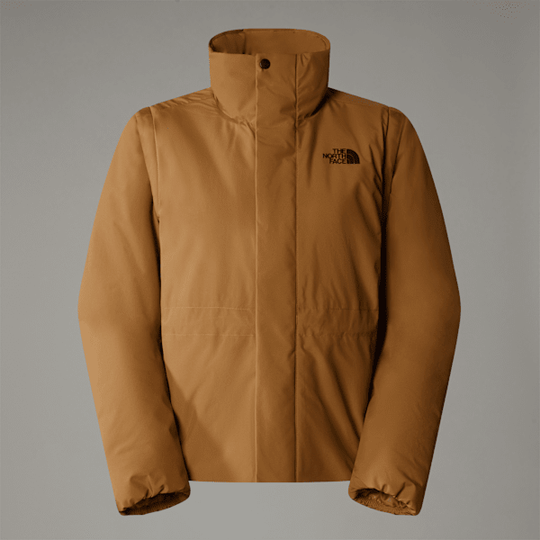 The North Face Gefütterte 2-in-1-wendejacke Für Damen Utility Brown Größe L female