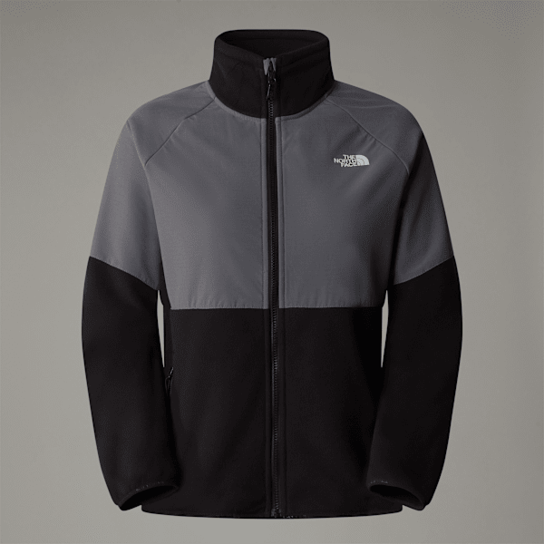 The North Face Glacier Fleece In Schwerer Qualität Mit Durchgehendem Rv Für Damen Tnf Black-smoked Pearl Größe L female