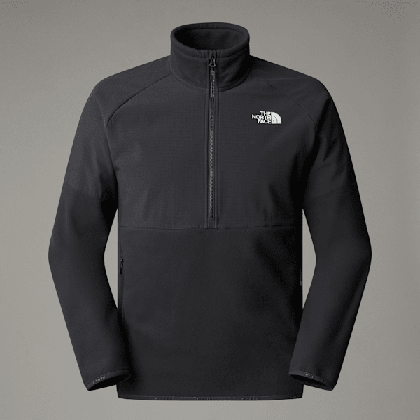 The North Face Glacier Fleece In Schwerer Qualität Mit 1/2-langem Rv Für Herren Asphalt Grey Größe XS male