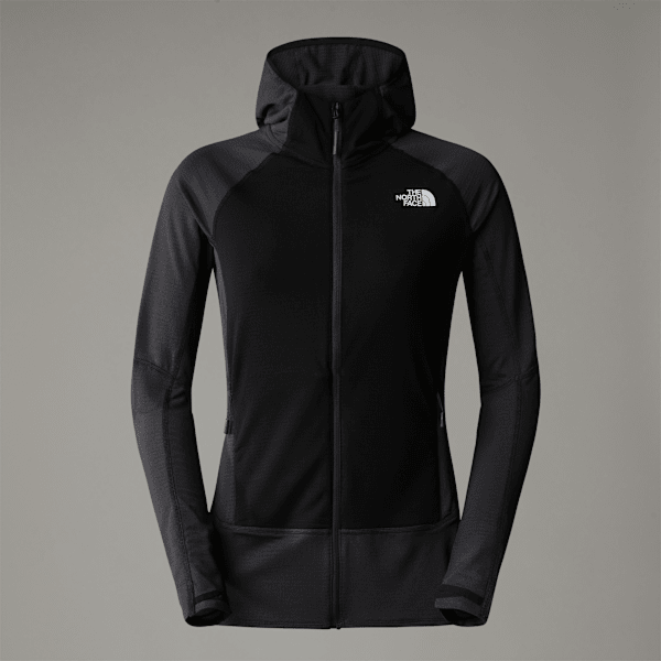 The North Face Bolt Polartec® Power Grid™ Kapuzenjacke Für Damen Asphalt Grey-tnf Black-npf Größe XL female