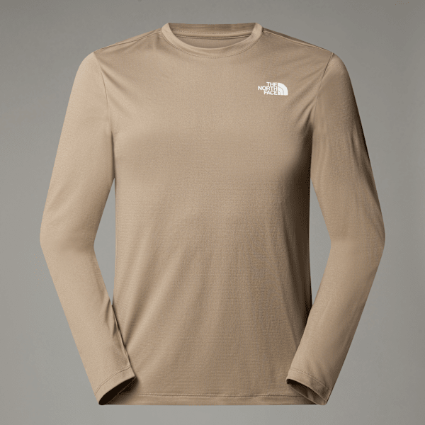 The North Face 24/7 Langarm-shirt Für Herren Cavern Grey Größe XS male