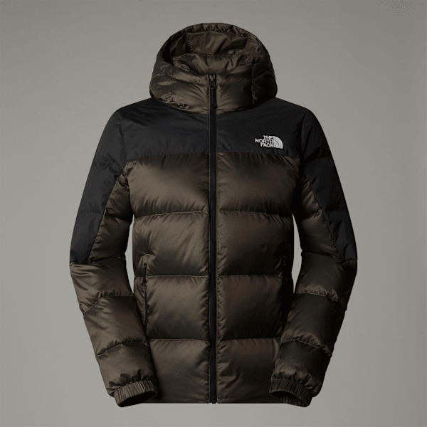 The North Face Diablo 2.0 Daunenjacke Mit Kapuze Für Damen Smokey Brown Black Heather-tnf Black Größe XS female