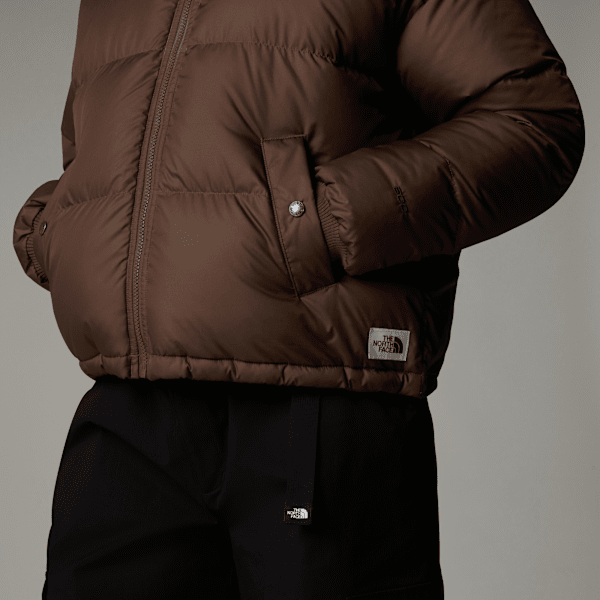 Puffer Jacket Plumas Marron North Face North Face Abrigo Marron