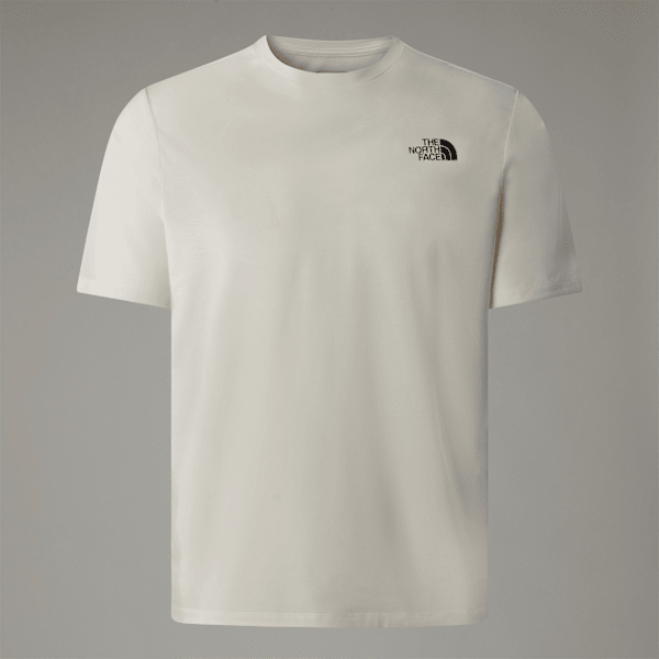 The North Face Topographic Foundation T-shirt Für Herren White Dune Größe L male