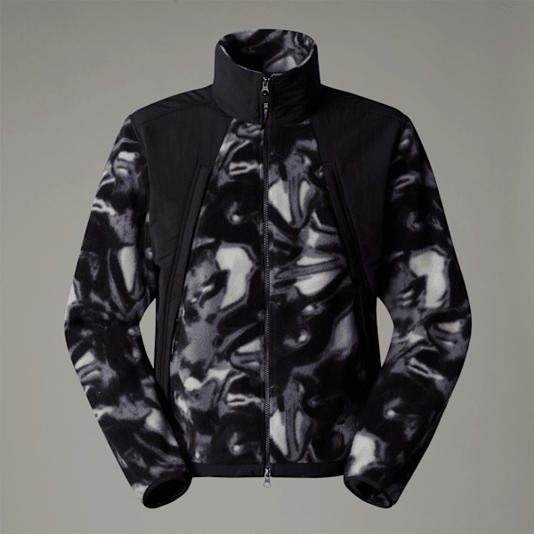 The North Face Polar Sun Fleecejacke Für Herren Tnf Black Liquid Print-tnf Black Größe XS male