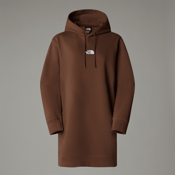 The North Face Zumu Kleid Mit Kapuze Für Damen Smokey Brown Größe XS female