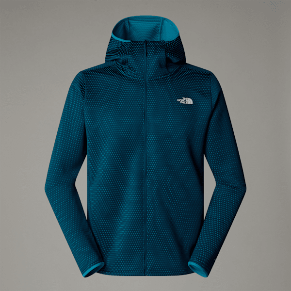 The North Face Vertical Thermal Kapuzenjacke Mit Durchgehendem Rv Für Herren Midnight Petrol Größe L male