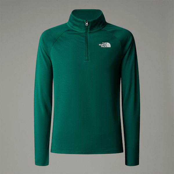 The North Face Never Stop Langarm-top Mit 1/4-langem Rv Für Jugendliche Evergreen Größe S male