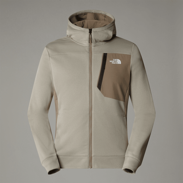 The North Face Mountain Athletics Fleece Mit Durchgehendem Rv Für Herren Clay Grey-cavern Grey Größe S male