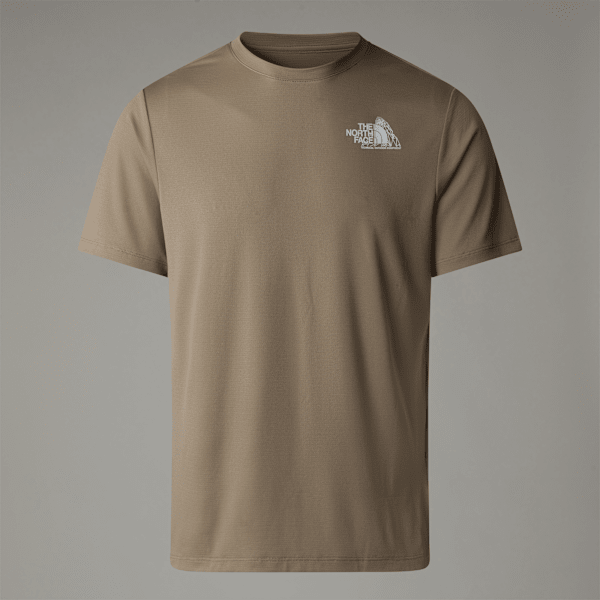 The North Face 24/7 T-shirt Mit Grafik Für Herren Cavern Grey Größe XS male