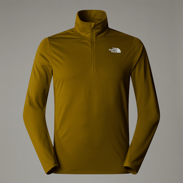 The North Face 24/7 Langarm-shirt Mit 1/4-langem Rv Für Herren Moss Green Größe S male