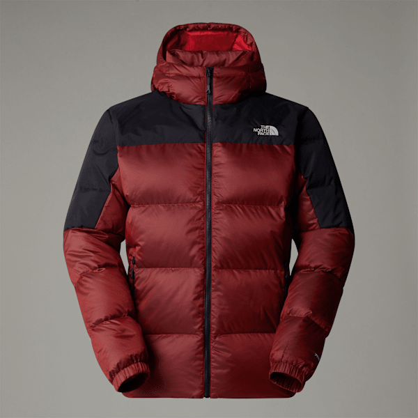 The North Face Diablo 2.0 Daunenjacke Mit Kapuze Für Herren High Risk Red Black Heather-tnf Black Größe M male