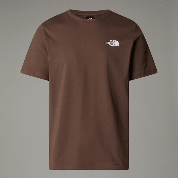 The North Face Redbox T-shirt Für Herren Smokey Brown-tnf Black Größe S male