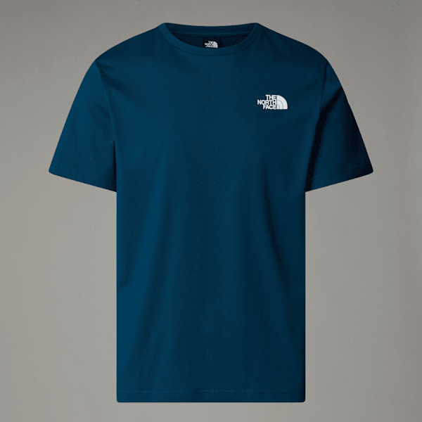 The North Face Redbox T-shirt Für Herren Midnight Petrol-tnf Red Größe S male