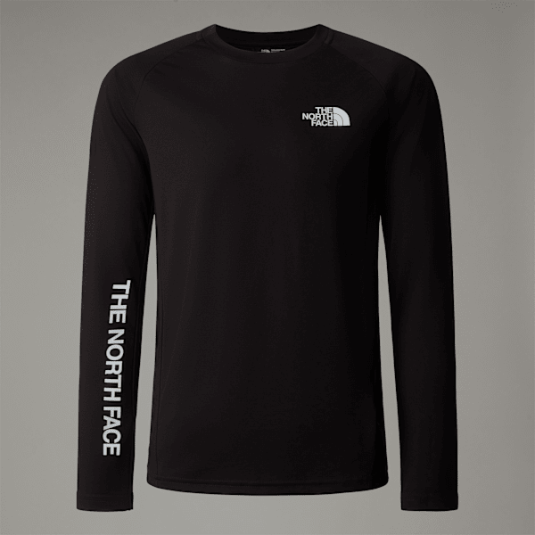 The North Face Never Stop Langarm-shirt Für Jugendliche Tnf Black Größe XS male