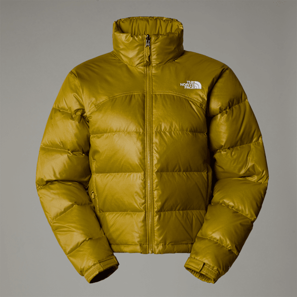 The North Face 2000 Retro Nuptse Jacke Für Damen Amber Green Größe M female