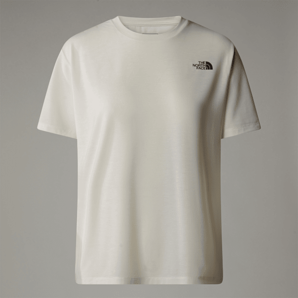 The North Face Foundation Linear Side T-shirt Für Damen White Dune Größe M female