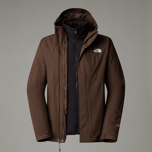 The North Face Carto Triclimate 3-in-1 Jacke Für Herren Smokey Brown-tnf Black Größe S male