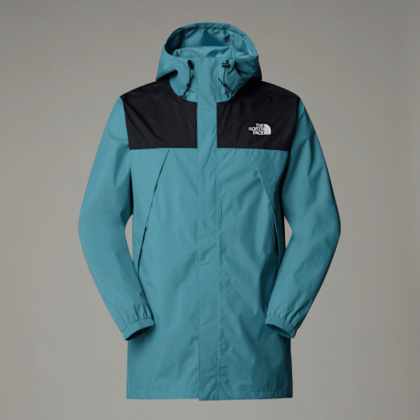 The North Face Antora Parka Für Herren Algae Blue-tnf Black Größe L male