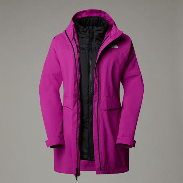 The North Face Dryvent™ Mono Triclimate 3-in-1-parka Für Damen Deep Mulberry-tnf Black Größe S female