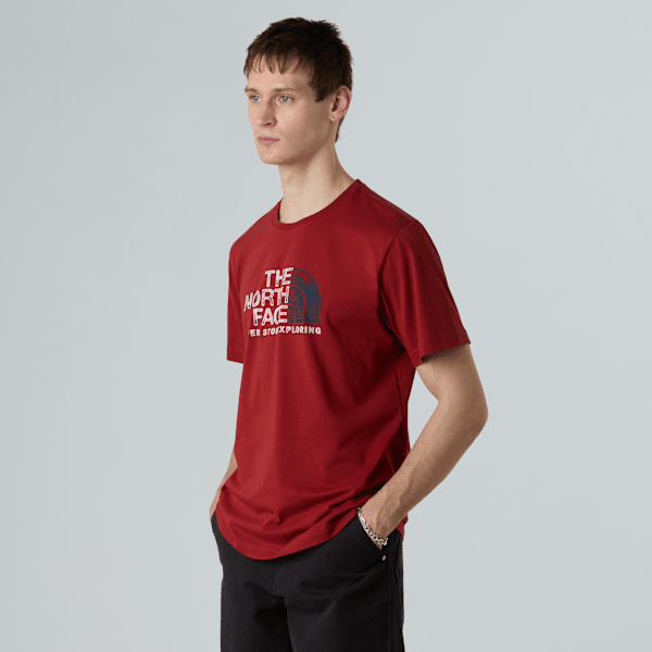 The North Face Rust 2 T-shirt Für Herren Iron Red Größe M male