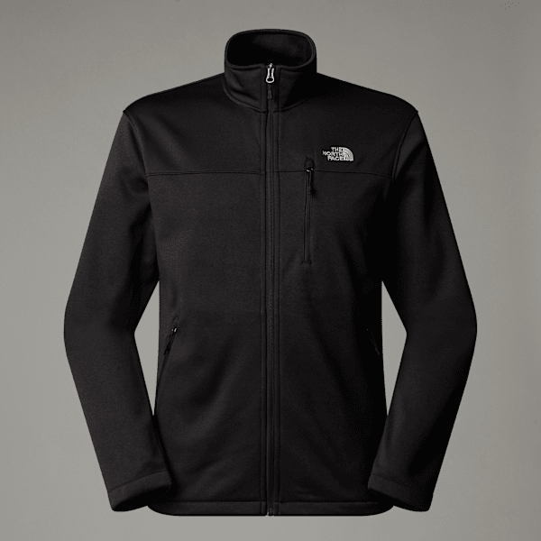 The North Face Lixius Fleecejacke Mit Durchgehendem Rv Für Herren Tnf Black Heather Größe S male