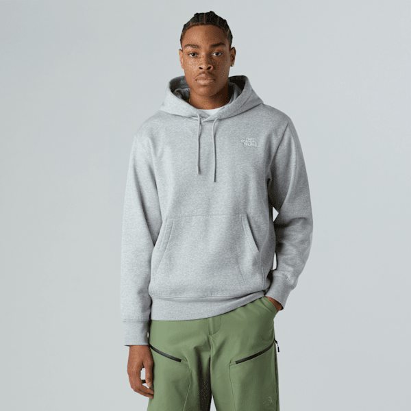 The North Face Essential Kapuzenpulli Für Herren Tnf Light Grey Heather Größe M male