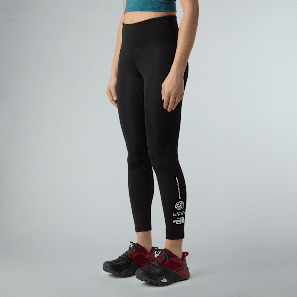 The North Face Flex 63,5cm Lange Leggings Mit Grafik Für Damen Tnf Black Größe  female