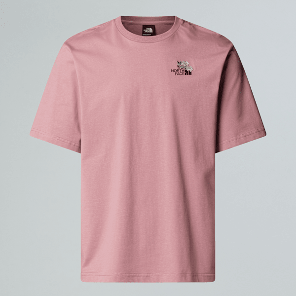 The North Face Unisex Dome Flower Relaxed Graphic T-shirt Nostalgia Rose Size M male