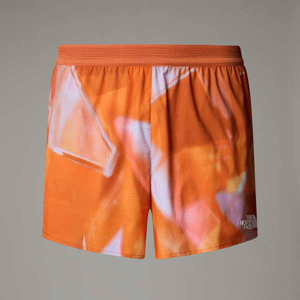 The North Face Sunriser 12,7cm Lange Shorts Für Herren Digital Orange Prisms Print Größe  male