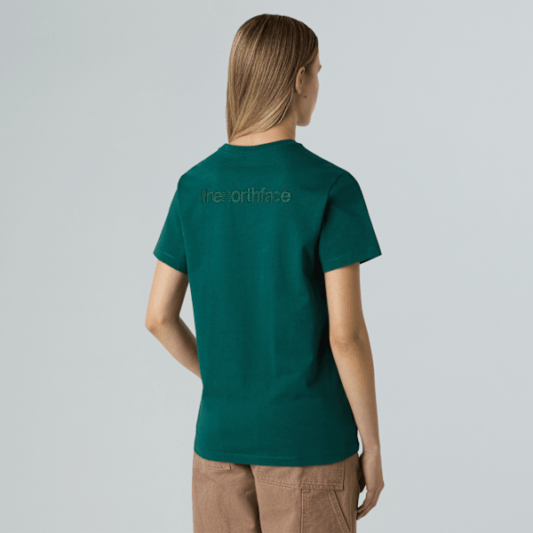 The North Face Rmst Logo Relaxt Geschnittenes T-shirt Für Damen Deep Nori Größe M female